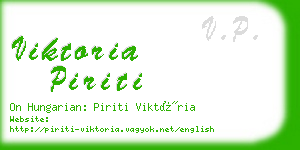 viktoria piriti business card